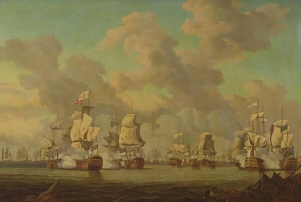 Lord Rodneys Victory over the French Fleet off Dominica, 1782