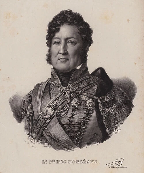 Louis Philippe, Duke of Orleans (litho)