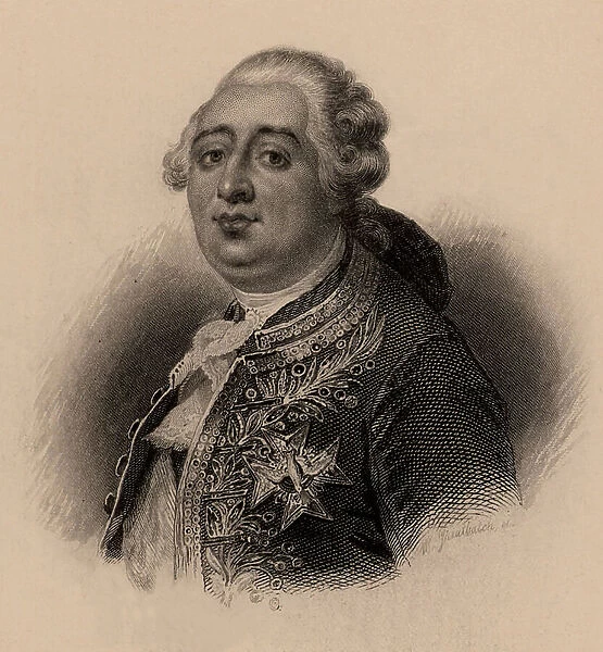 Louis XVI (1754-1793), 18th century (lithograph)