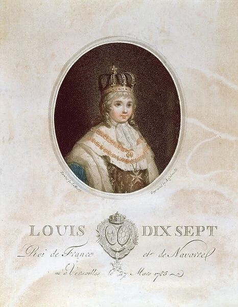 Louis XVII, c. 1793 (engraving)