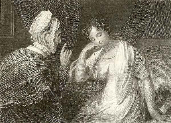 The love letter (engraving)