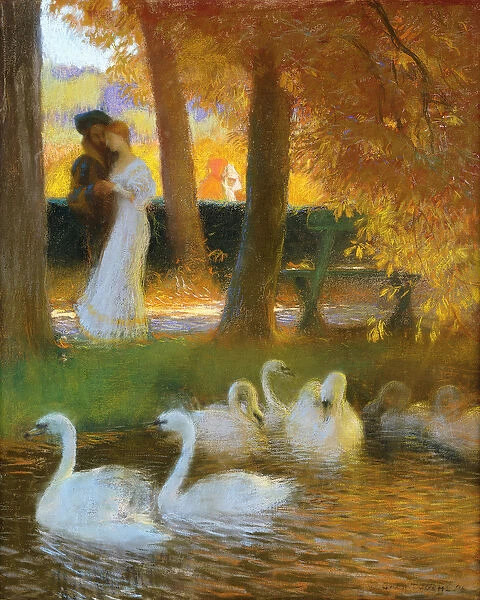 Lovers and Swans; The Autumn Walk; Les Amants et les Cygnes; La Promenade d Automne