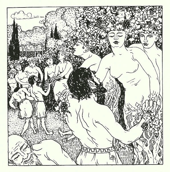 Lucian's A True History: The Vine-Women (engraving)