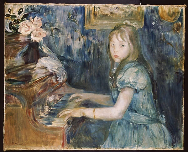 Lucie Leon at the Piano, c. 1892 (oil on canvas)