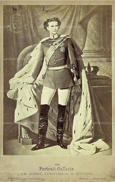 Ludwig II (Ludwig Otto Friedrich Wilhelm; 25 August 1845 - 13 June 1886) (illustration)