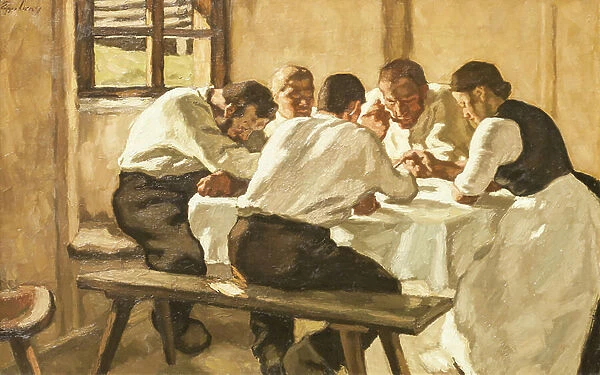 Lunch, c. 1910 (oil on canvas)