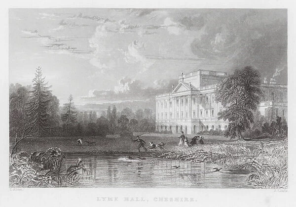 Lyme Hall, Cheshire (engraving)