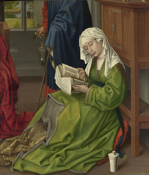 The Magdalene Reading, before 1438 (oil on panel)