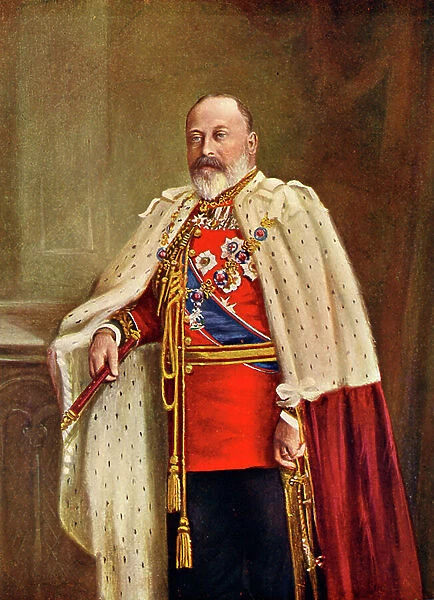 His Majesty King Edward VII of England, 1895 (print)