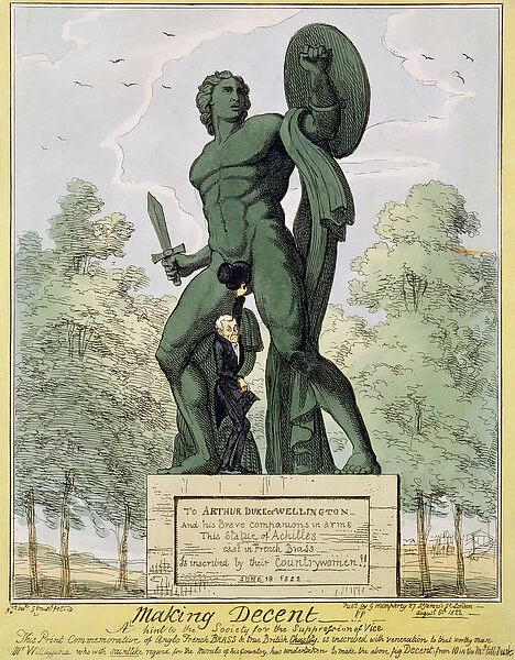 'Making Decent', cartoon showing William Wilberforce (1759-1833
