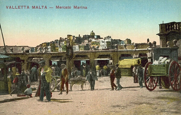 Marina market, Valletta (colour photo)