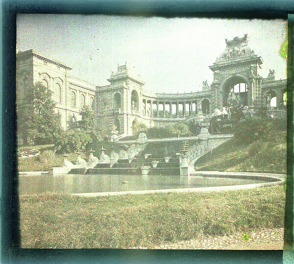 Marseille and its port: Palais de Longchamp, 1916, Marseille, France - Autochrome anonymous
