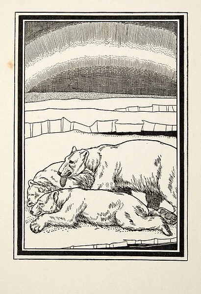 Maternal Affection, from A Hundred Anecdotes of Animals, pub. 1924 (engraving)