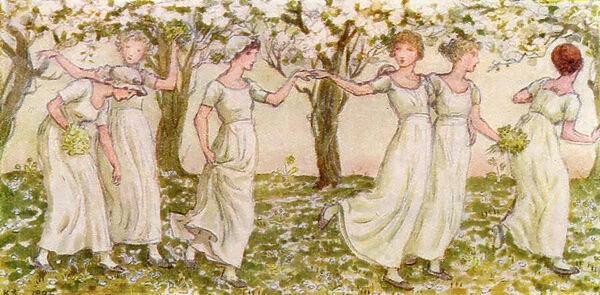 The May dance by Kate Greenaway
