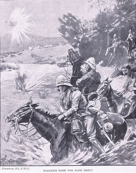 McAdams dash for Zand Drift, from After Pretoria: The Guerilla War published by