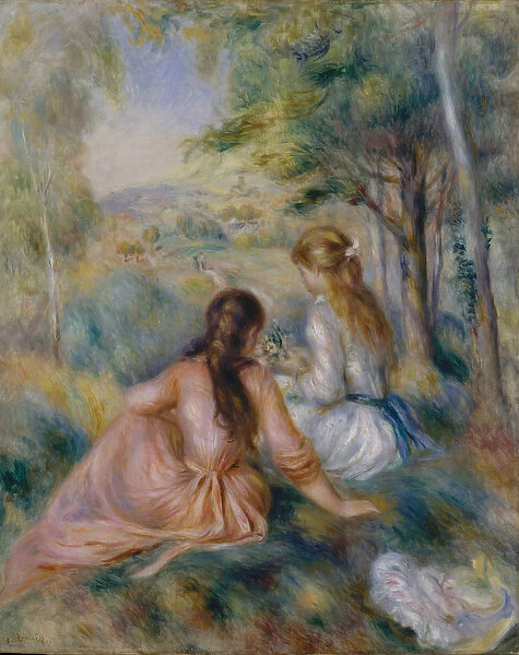 In the Meadow, 1888-92 (oil on canvas)
