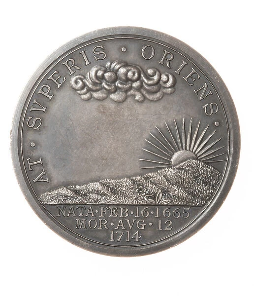 Medal commemorating the death of Queen Anne, 1714 (silver)