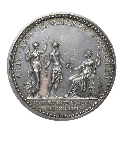 Medal dedicated to Thomas Dancer, silver prize for cinnamon cultivation, 1790 (silver)