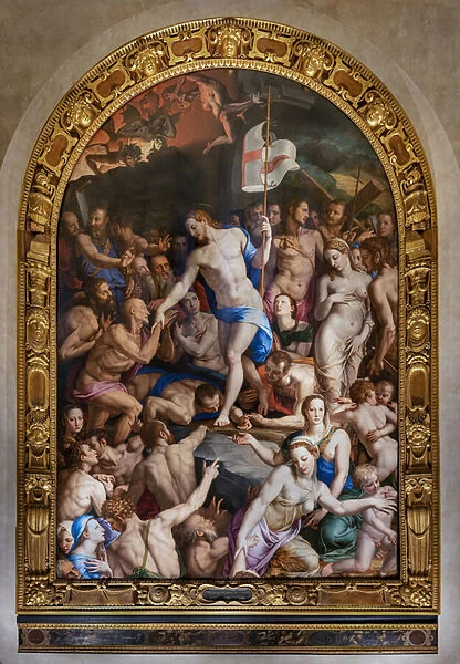 Medici Chapel: Descent of Christ to the Limbo, 1522 (oil on panel)