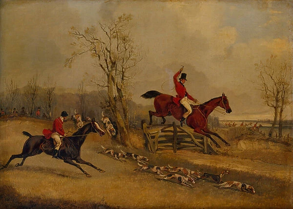 The Meet, Over the Gate (oil)