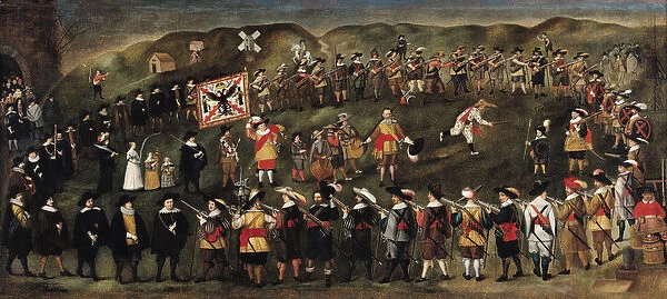 Members of the Brotherhood of St. Barbara of Dunkirk in 1633 (oil on canvas)