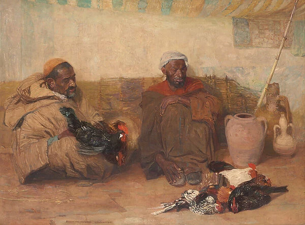Two Men of Tangiers, 1908 (oil on canvas)