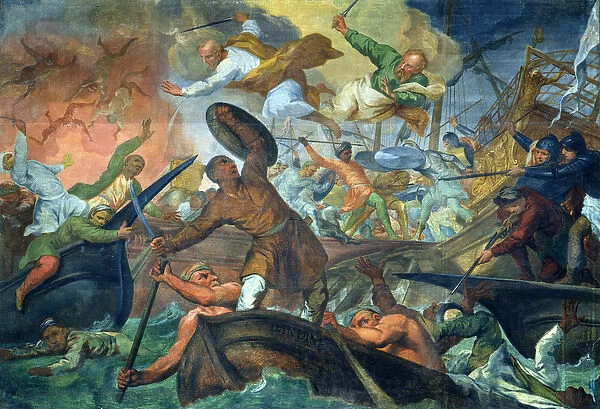 The Miraculous Intervention of SS Peter and Paul in the Battle of Lepanto