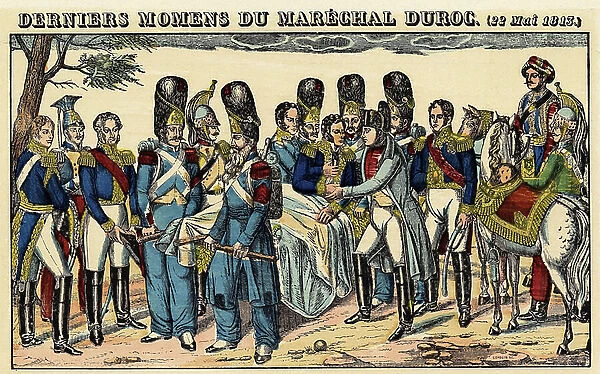 The last moments of Marshal Duroc on May 22, 1813