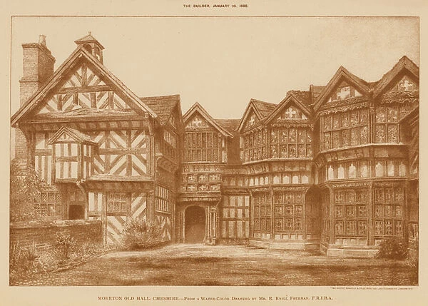 Moreton Old Hall, Cheshire (engraving)
