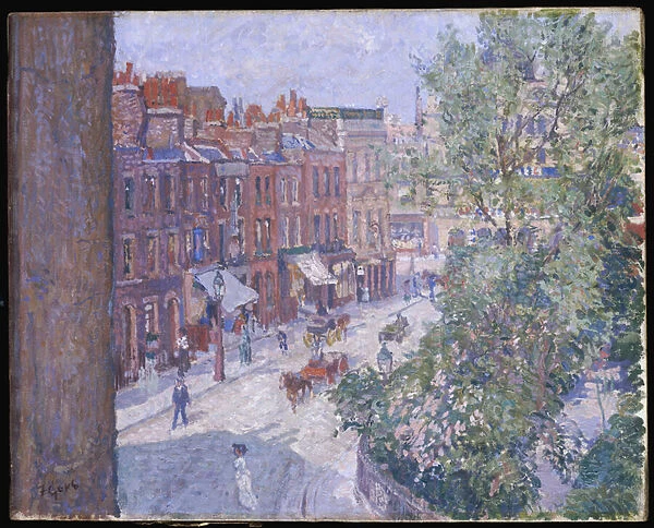 Mornington Crescent, 1910-11 (oil on canvas)