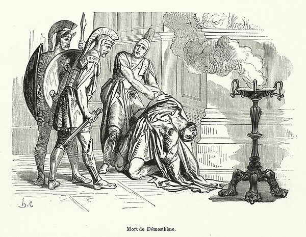 Mort de Demosthene (engraving)