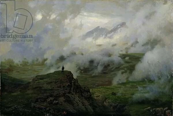 Mount El brus, Russia, 1894 (oil on canvas)