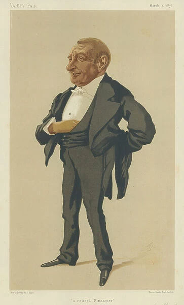 Mr Henry Louis Bischoffsheim (colour litho)