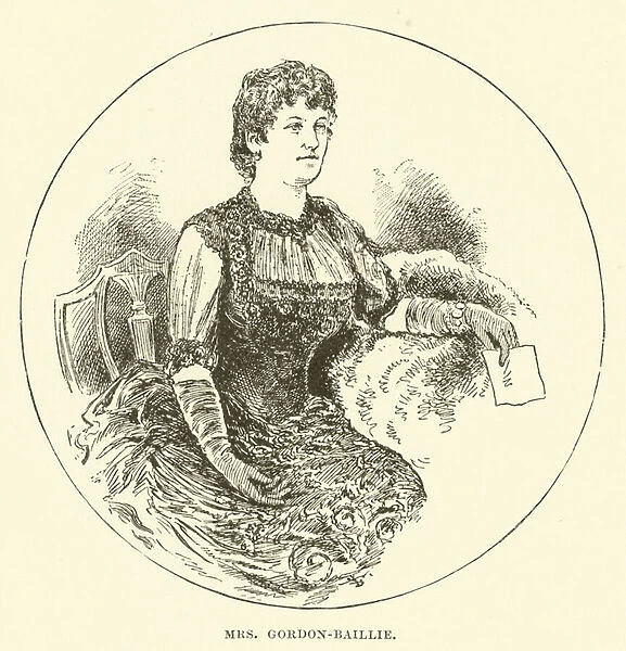 Mrs Gordon-Baillie (engraving)