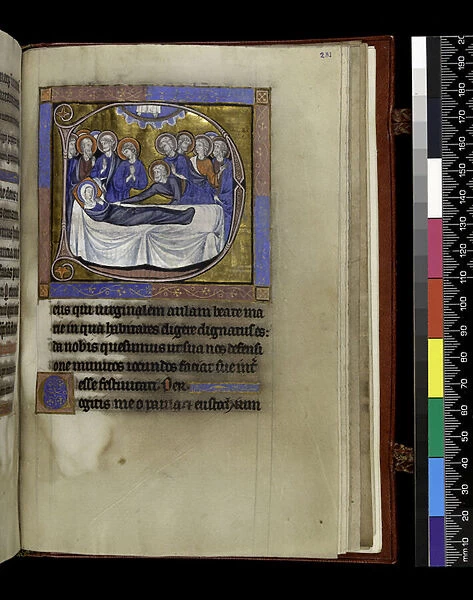 MS 300 f. 281r, Collects, sermons and lessons for the Assumption
