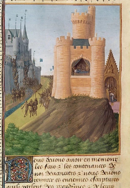 Ms Fr 6465 f. 251 The Death of Louis VIII (1187-1226) King of France