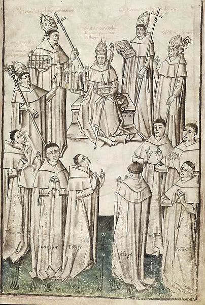Ms. New Coll 288, f4r. (Chaundler manuscript), Life of William of Wykeham