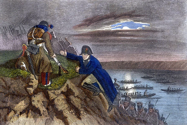 Napoleon Bonaparte crossed the Danube in May 1809