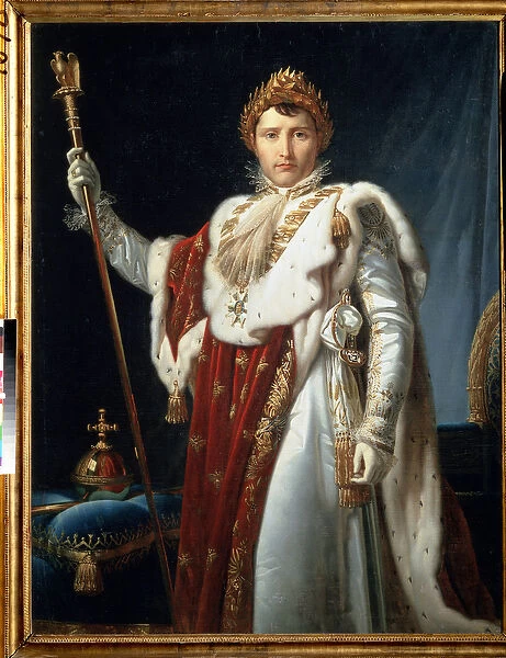 Napoleon in Coronation Robes, c. 1805-10 (oil on canvas)