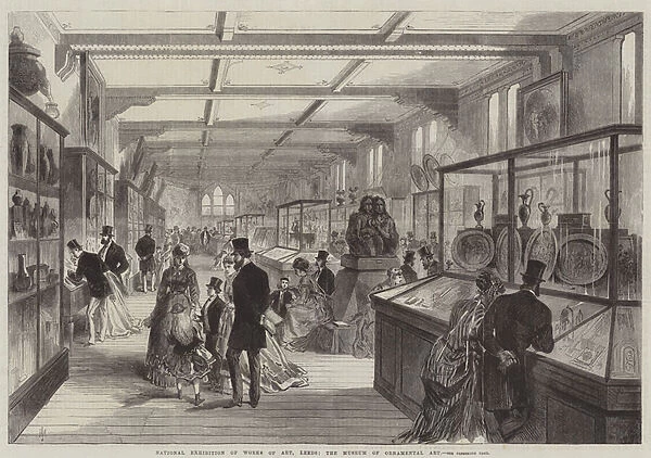 National Exhibition of Works of Art, Leeds, the Museum of Ornamental Art (engraving)