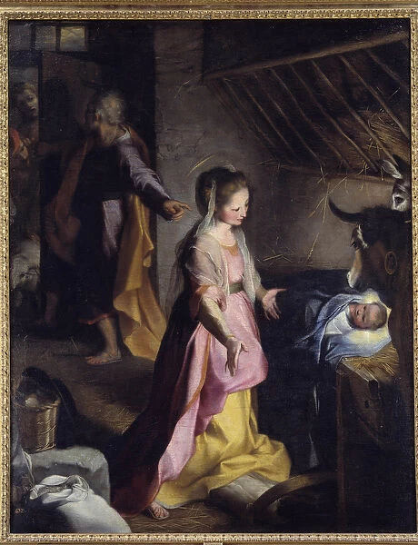 The Nativite Painting by Federico Barocci called The Baroche or Il Baroccio (1528-1612)