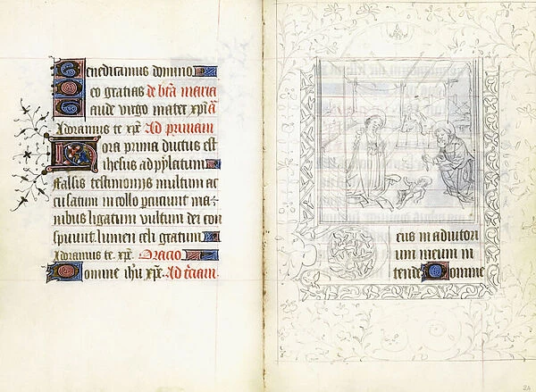The Nativity, ca.1440 (manuscript on vellum)
