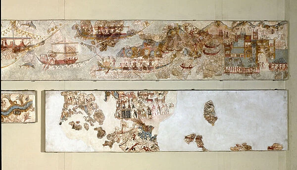 Naval expedition. 16th century BC. (fresco)