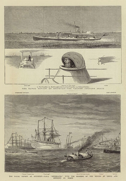 The Naval Review at Spithead (engraving)