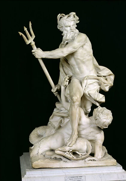 Neptune Calming the Waves, 1757 (marble)