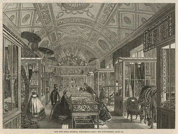 The new India Museum, Whitehall Yard, London (engraving)