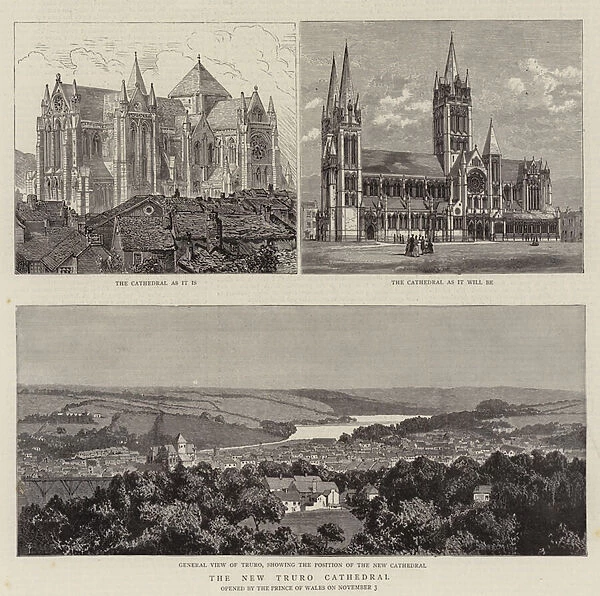 The New Truro Cathedral (engraving)