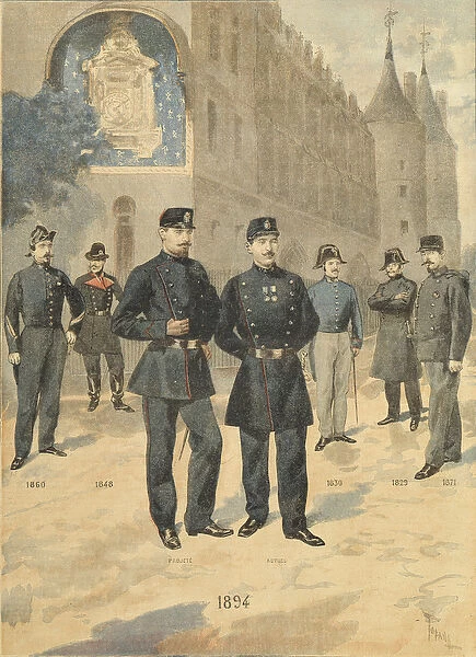 The New Uniform of the Gardiens de la Paix, from Le Petit Journal