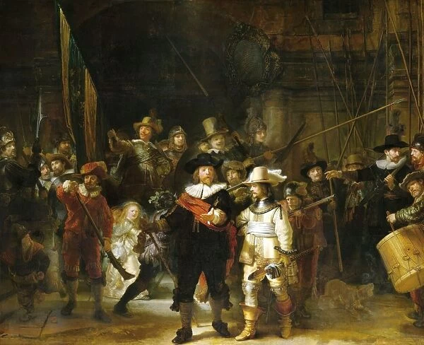 The Nightwatch, 1642 (oil on canvas)