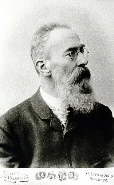 Nikolai Andreyevich Rimsky-Korsakov (b  /  w photo)